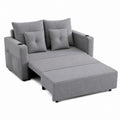 Graues Polyester Schlafsofa mit Ausziehfunktion