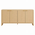 Holz-Sideboard mit vier Türen in Natur-Finish