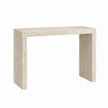 Rechteckiger Travertin-Konsolentisch 120cm