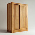 Wardrobe - Oak Wood Sliding Door 120x60x200 cm - Vintage Style