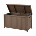 Aufbewahrungsbox für die Terrasse, Harz, Braun, 120cm