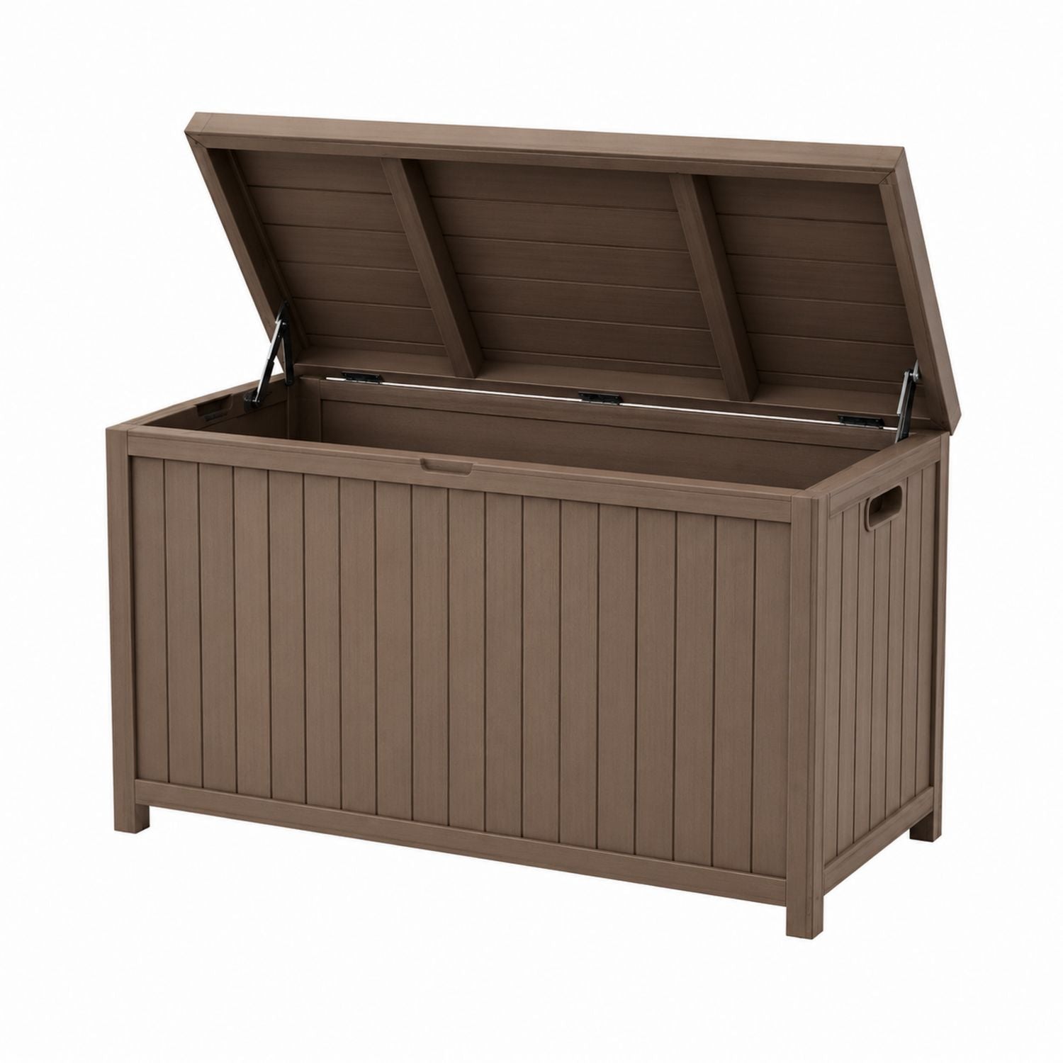 Aufbewahrungsbox für die Terrasse, Harz, Braun, 120cm