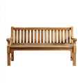 Outdoor Patio Bench 150x60x90 cm – Natural Finish – Classic Design
